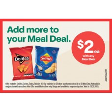ADGE763AUG25  SHELF TICKET  $2 MEAL DEAL ADD-ON