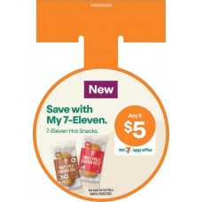 HFWS100AUG25A  HOT FOOD WOBBLER  2 FOR $5 HOT SNACKS