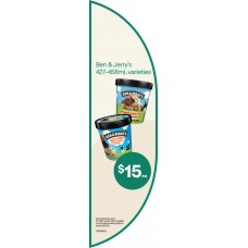 THIC100AUG25  ICE CREAM TAKE HOME HALF MOON DECAL