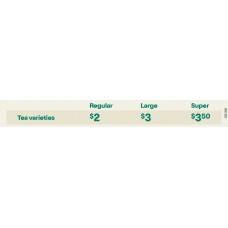 CZGE-0500  TEA MENU