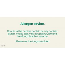 DNGE-0733  DONUT ALLERGEN  WA