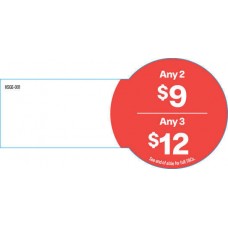 HSGE001  HANGSELL ROUNDEL 2 FOR $9/3 FOR $12