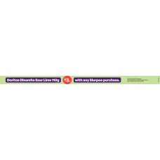 SPGE015JAN26A  SLURPEE CO BUY DATA STRIP 440 X 25mm 1