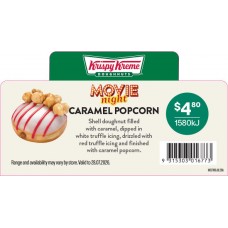 KKST100JUL26A KRISPY KREME PRODUCT DESCRIPTORS - SET OF 4 KKST100JUL26A KRISPY KREME PRODUCT DESCRIPTORS - SET OF 4