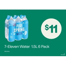 7-Eleven Bulk Water 1.5L 6 Pack