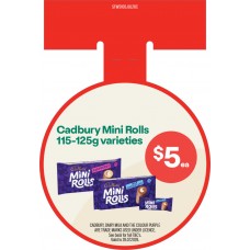 SFWS100JUL26C  WOBBLER - CADBURY MINI ROLLS