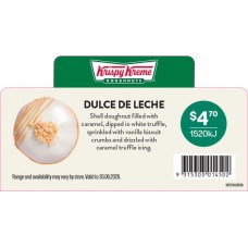 KKST100JUN26A  KRISPY KREME PRODUCT DESCRIPTORS - SET OF 4