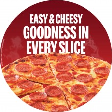 PIZZ001JUN26A  PIZZA FLOOR DECAL - SLICES AT THE COUNTER