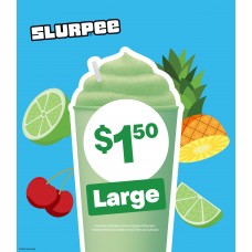 SPGE002JUNJUL26B  SLURPEE VIPER BACKLIT 2 - $1.50 LARGE