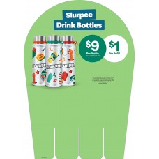 SPGE017JUNJUL26  SLURPEE DUMP BIN HEADER - DRINK BOTTLE