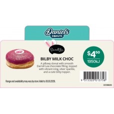 DDST100MAR26B  DANIELS DONUTS PRODUCT DESCRIPTORS