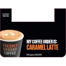 COFF007MAY26A  COFFEE UNDERBADGES (SET OF 6)