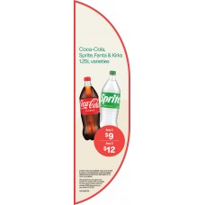 SADF0055MAY26A  STAND ALONE DRINKS FRIDGE HALF MOON DECAL A - COCA-COLA & SPRITE