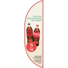 SADF0055MAY26B  STAND ALONE DRINKS FRIDGE HALF MOON DECAL B - COCA-COLA