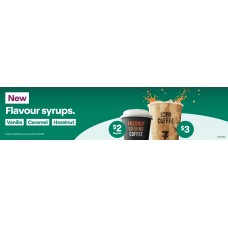 SFGE020MAY26  MINI BANNER 420 x 1800mm - FLAVOUR SYRUPS