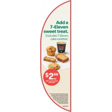 SFHM100MAY26B  SWEET FOOD HALF MOON  83 x 297mm RHS - ADD A SWEET TREAT