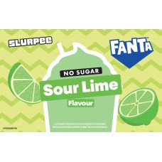 SPGE005MAY26B  SLURPEE FLAVOUR CARD - SOUR LIME FANTA