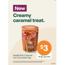 SFGE001APR26G   WINDOW POSTER 4  ROLO HOT CHOC /  DARE & DANIELS