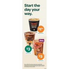 SFGE017APR26A   PORTRAIT BANNER MEDIUM 745 x 2100mm KIND A  START THE DAY YOUR WAY (COFFEE)