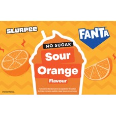 SPGE005APRMAY26A   SLURPEE FLAVOUR CARD SET - ORANGE / GRAPE / PINEAPPLE / BLUE RASPBERRY