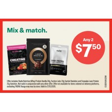 ESGE010AUG26M   EVERYDAY ESSENTIALS SHELF TICKETS - MIX & MATCH PROTEIN - SET OF 4