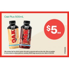 ITFT001AUG26A FRIDGE SHELF TICKET - OAK PLUS 500ML (NSW) ITFT001AUG26A FRIDGE SHELF TICKET - OAK PLUS 500ML (NSW)