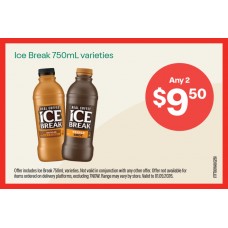 ITFT001AUG26I FRIDGE SHELF TICKET - ICE BREAK 750ML (QLD) ITFT001AUG26I FRIDGE SHELF TICKET - ICE BREAK 750ML (QLD)