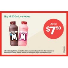 ITFT001AUG26J FRIDGE SHELF TICKET - BIG M 500ML (VIC) ITFT001AUG26J FRIDGE SHELF TICKET - BIG M 500ML (VIC)