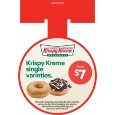 KKWS100AUG26B KRISPY KREME CIRCULAR WOBBLER - 2 FOR $7 KKWS100AUG26B KRISPY KREME CIRCULAR WOBBLER - 2 FOR $7