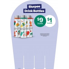 SPGE017AUGSEP26   SLURPEE DUMP BIN HEADER - DRINK BOTTLES