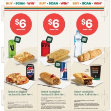 BLCV002DEC25A  BOLLARDS 2ND SET  HOT FOOD MEAL DEAL