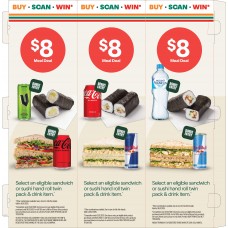 BLCV002DEC25B  BOLLARDS 2ND SET  CHILLED FOOD MEAL DEAL  EX FNQ