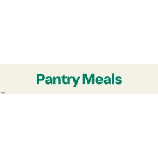 CHHI-0500JUL23 CORPORATE POS - CATEGORY HEADER 'PANTRY MEALS' (635 X 125MM) - REPLACES NOODLES