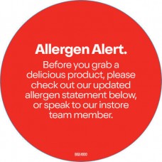 BIGE4600 CIRCULAR WARNING DECAL