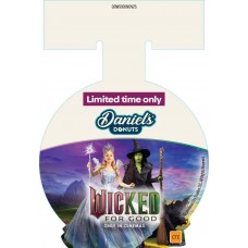 DDWS100NOV25  DANIELS DONUTS CIRCULAR WOBBLER DDWS100NOV25  DANIELS DONUTS CIRCULAR WOBBLER