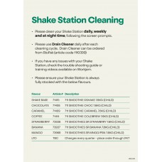 MSGE-2400  SHAKE STATION CLEANING DECAL