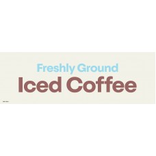 CFGE-71120312 Iced Coffee Hanging Sign