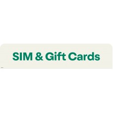 CHRC-0191 Sim & Gift Cards (580mm x 130mm)