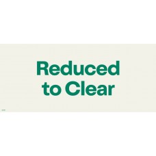 CLST-0121 Clearance Stand Header Card