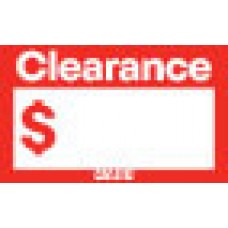 CLST-0132 Clearance Sticker 500 labels per roll