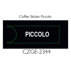 CZGE-2344 ADHOC CORPORATE POS - PICCOLO COFFEE STICKER MACHINE BUTTON DECAL