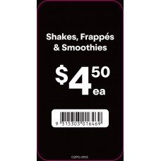 CZPG-2103 Smoothie Cup $4.50 Decals