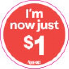 FGGE-1027 Mark down decal $1 Rolls of 500 stickers 