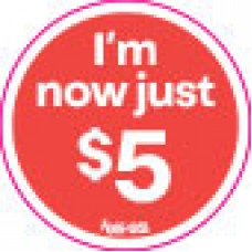 FGGE-1053 Mark down decal $5 - Rolls of 500 stickers 