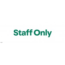 MSGE-0114 Staff Only decal