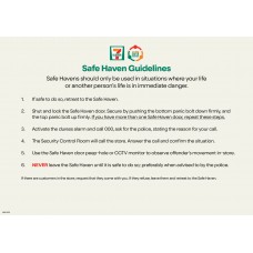 MSGE-0332 Safe haven guidelines