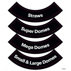 SPPR-0756 Slurpee Dome, Straws decals