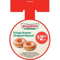 KKWS100JUN26B KRISPY KREME CIRCULAR WOBBLER - ORIGINAL