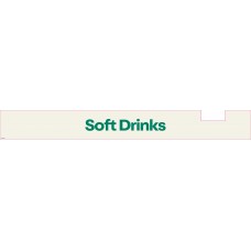 DRHV-0102 Soft Drink Magnetic header 897mm x 110mm