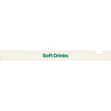 DRHV-0203 Soft Drinks Magnetic header 1248mm x 110mm
